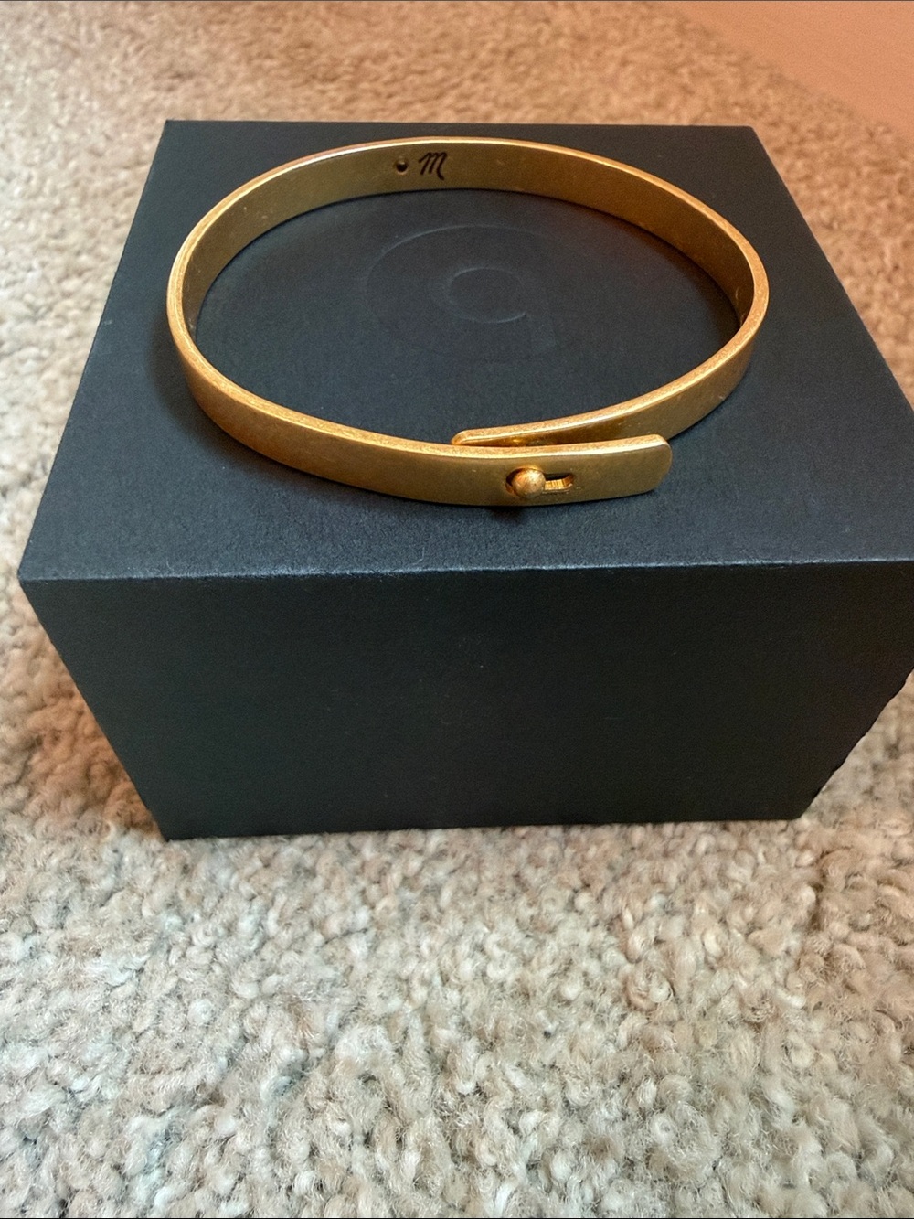 Madewell Gold-Tone Slim Wrap Bracelet